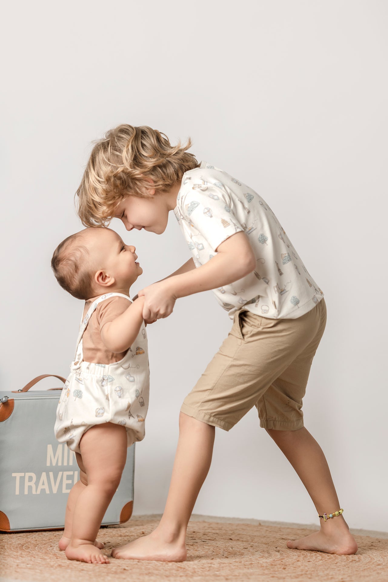 Pima Lima Pima Lima | Bubble Romper | Travel White