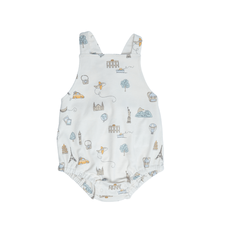 Pima Lima Pima Lima | Bubble Romper | Travel White