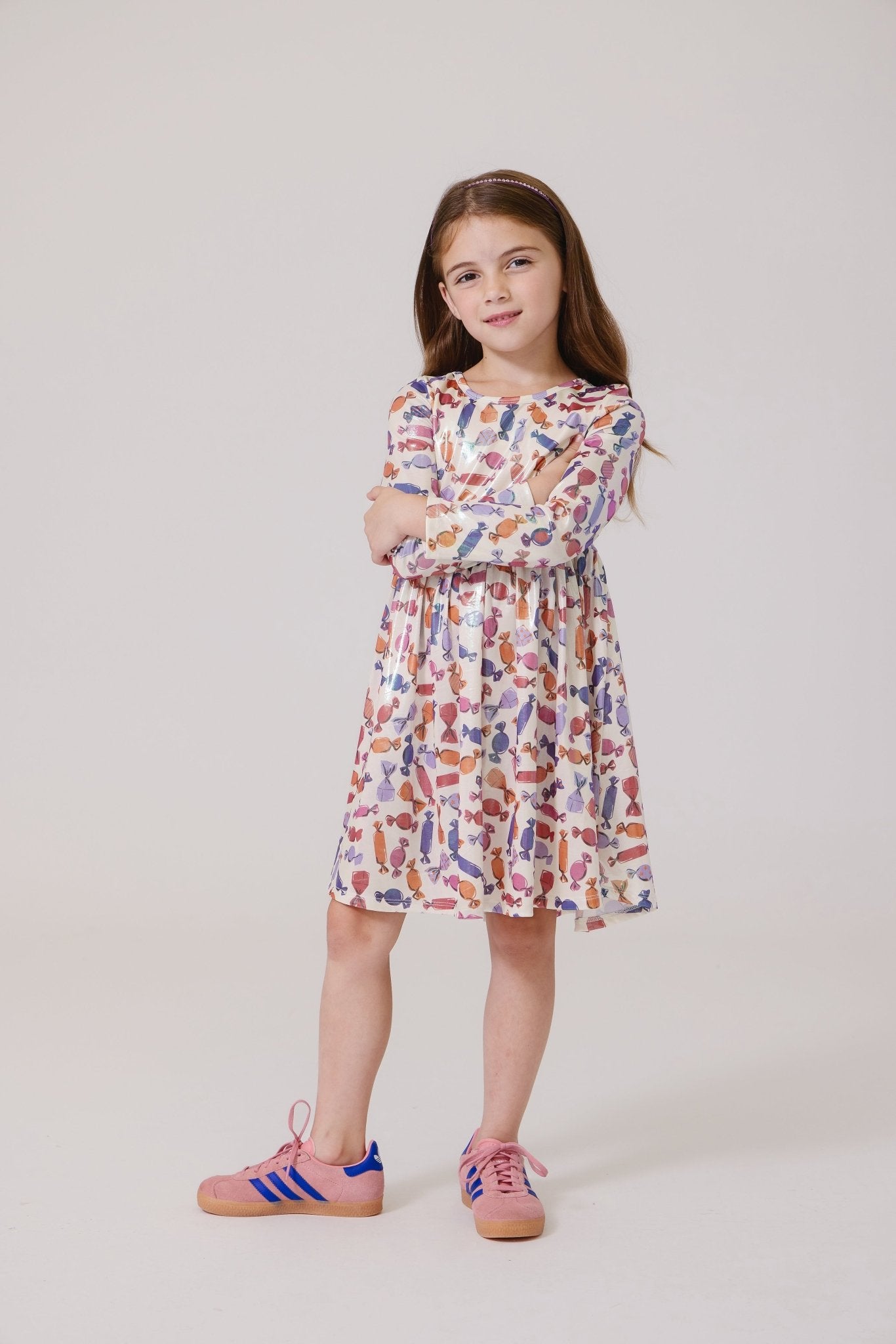 Pink Chicken Pink Chicken | Girls Lame Steph Dress | Halloween Candy