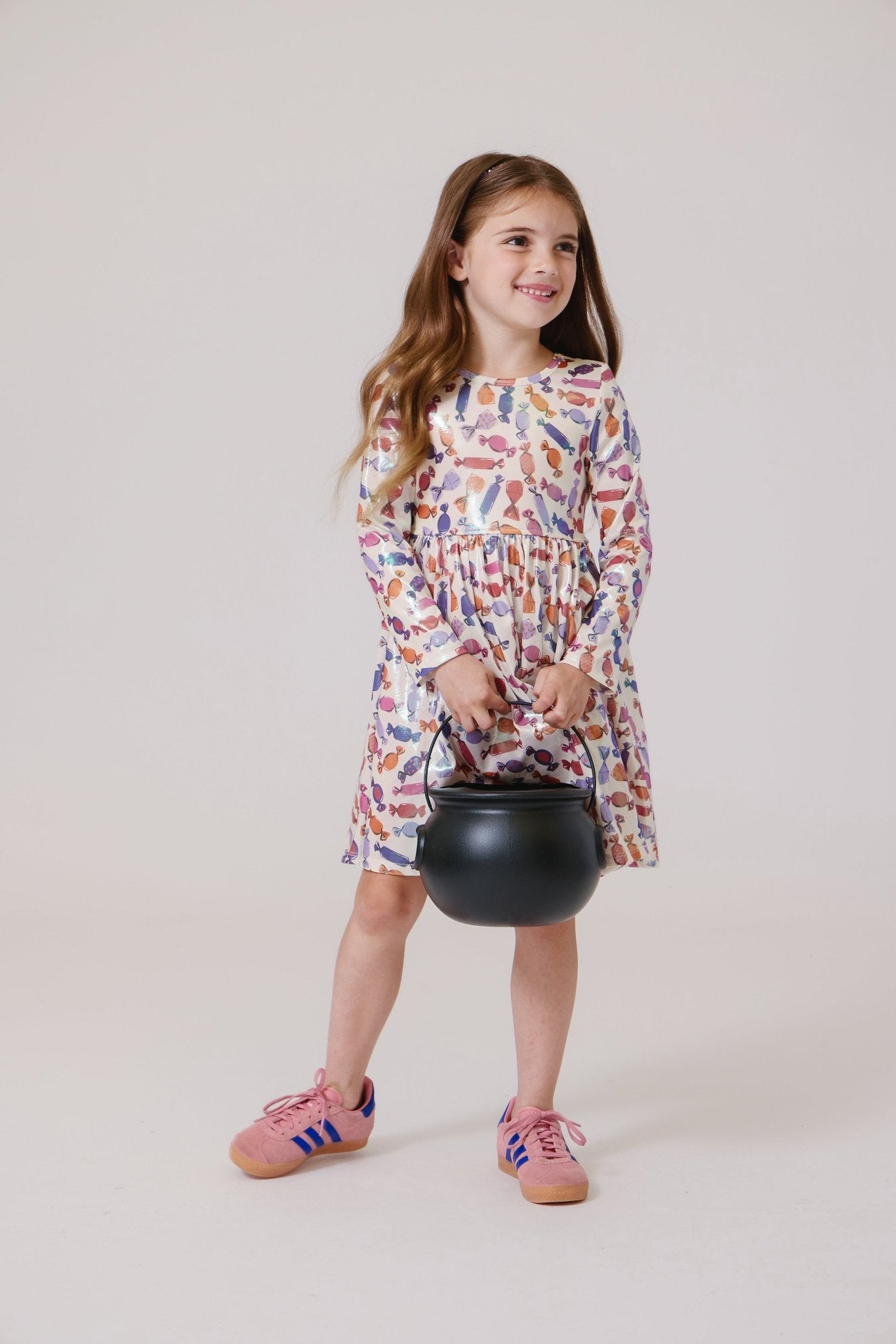 Pink Chicken Pink Chicken | Girls Lame Steph Dress | Halloween Candy