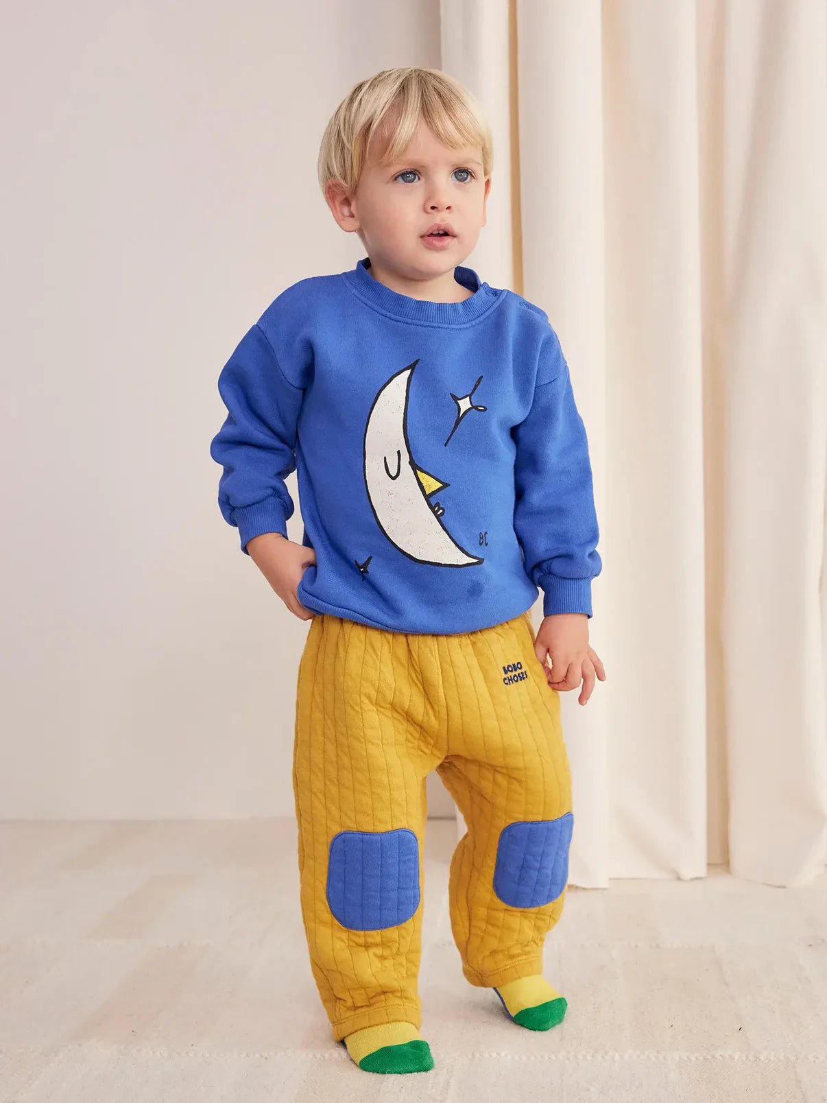 Quilted Straight Jogging Pants - Bobo Choses