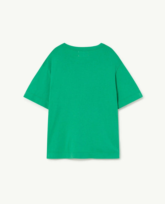 Rooster Oversized Kids Tee Green - The Animals Observatory