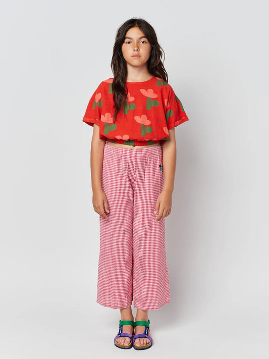 Sea Flower All Over Cropped Sweatshirt - Bobo Choses