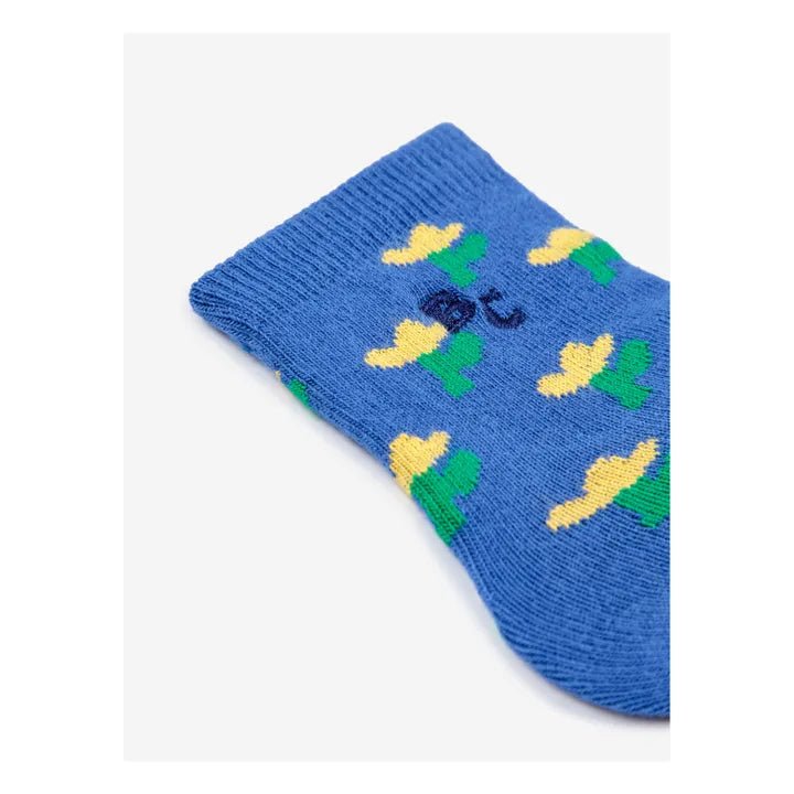 Sea Flower All Over Long Socks - Bobo Choses