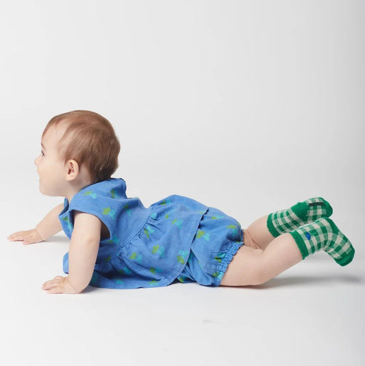 Sea Flower All Over Woven Ruffle Bloomer - Bobo Choses