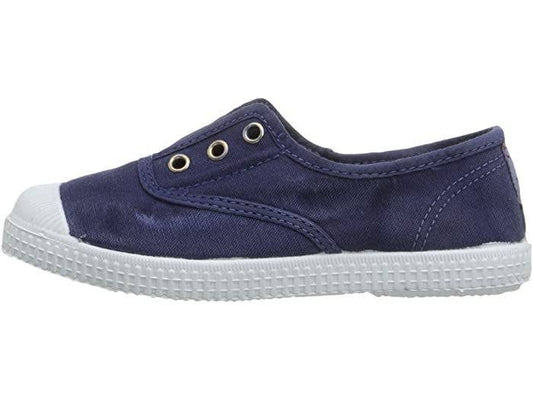 Slip On - Washed Navy Blue - Cienta Shoes
