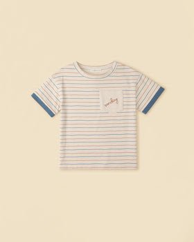 Sunday Striped Pocket Tee - The Sunday Collective