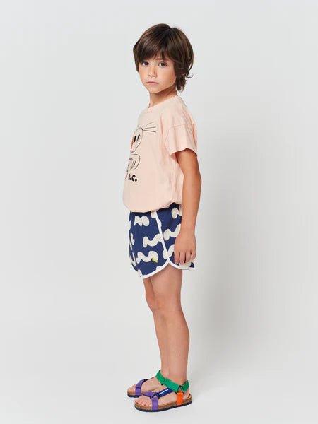 Waves all over swim shorts - Bobo Choses