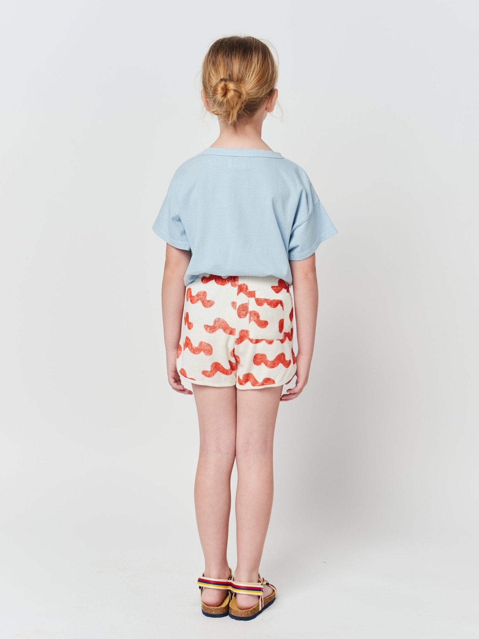 Waves All Over Terry Shorts - Bobo Choses