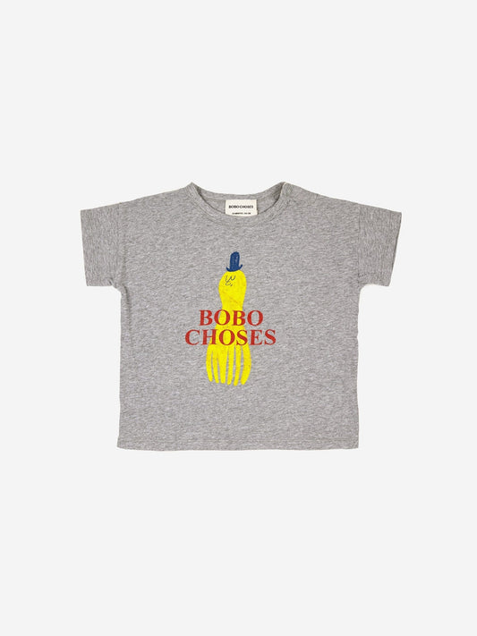 Yellow Squid T-Shirt - Bobo Choses